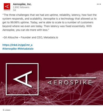 Aerospike work sample 2