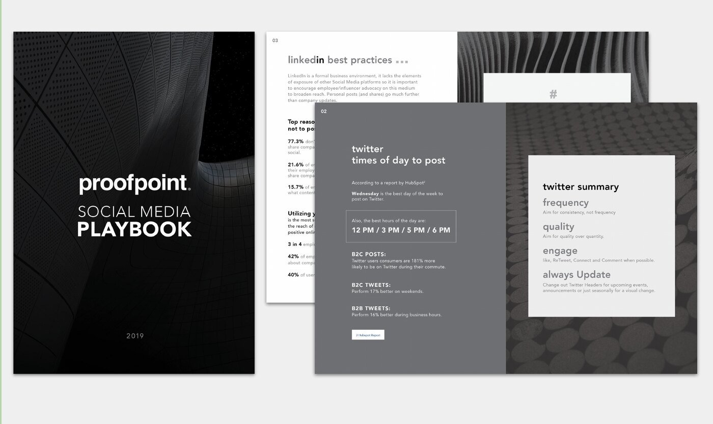 Proofpoint, social media playbook