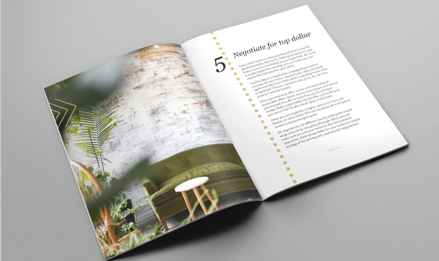 Listing presentation, real estate lookbook
