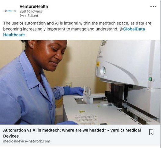 VentureHealth work sample 3